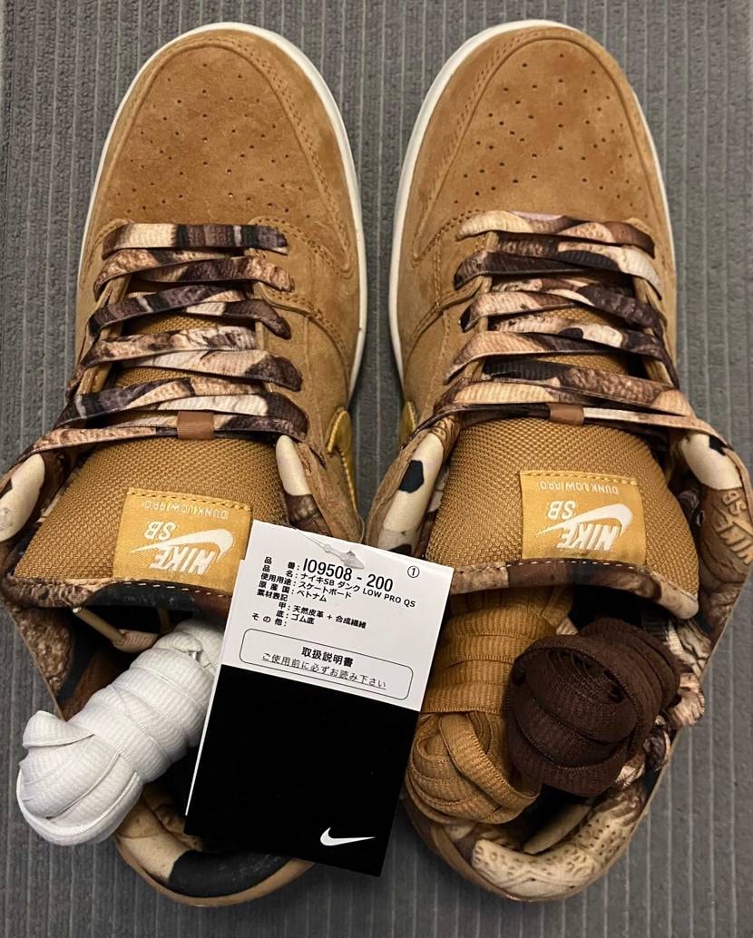 NOTE Manchester × Nike SB Dunk Low "Flax