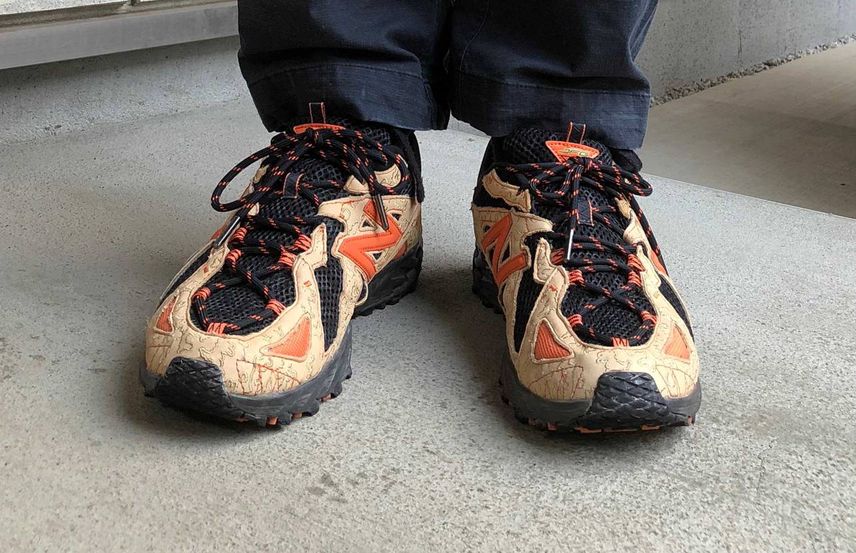 おはようございます😃今日は久々M610TJ1👟✨この寒空に敢えての通気性抜群