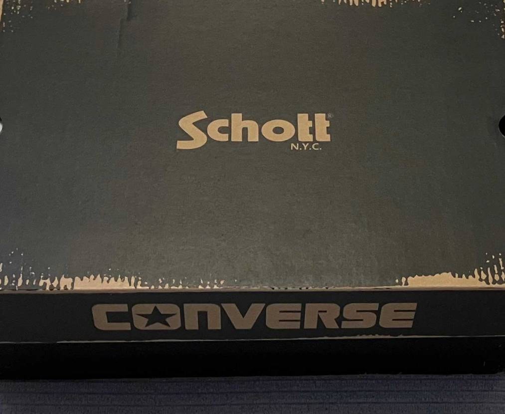 CONVERSE × Schott ONE STAR Z "