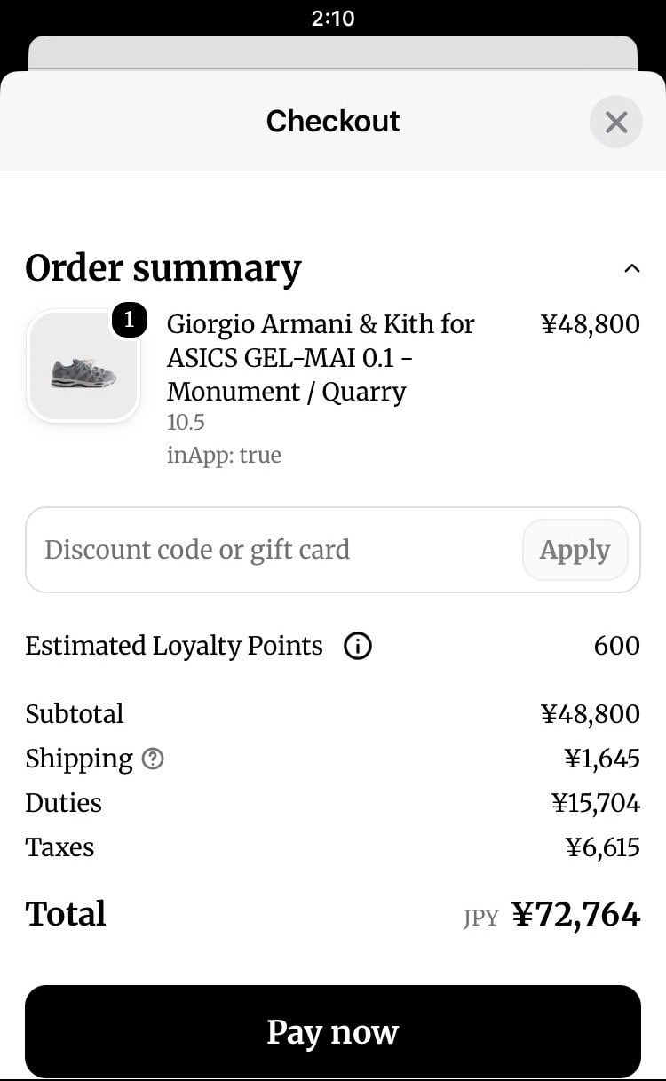 こんにちは😀
KITH × Giorgio Armani 
