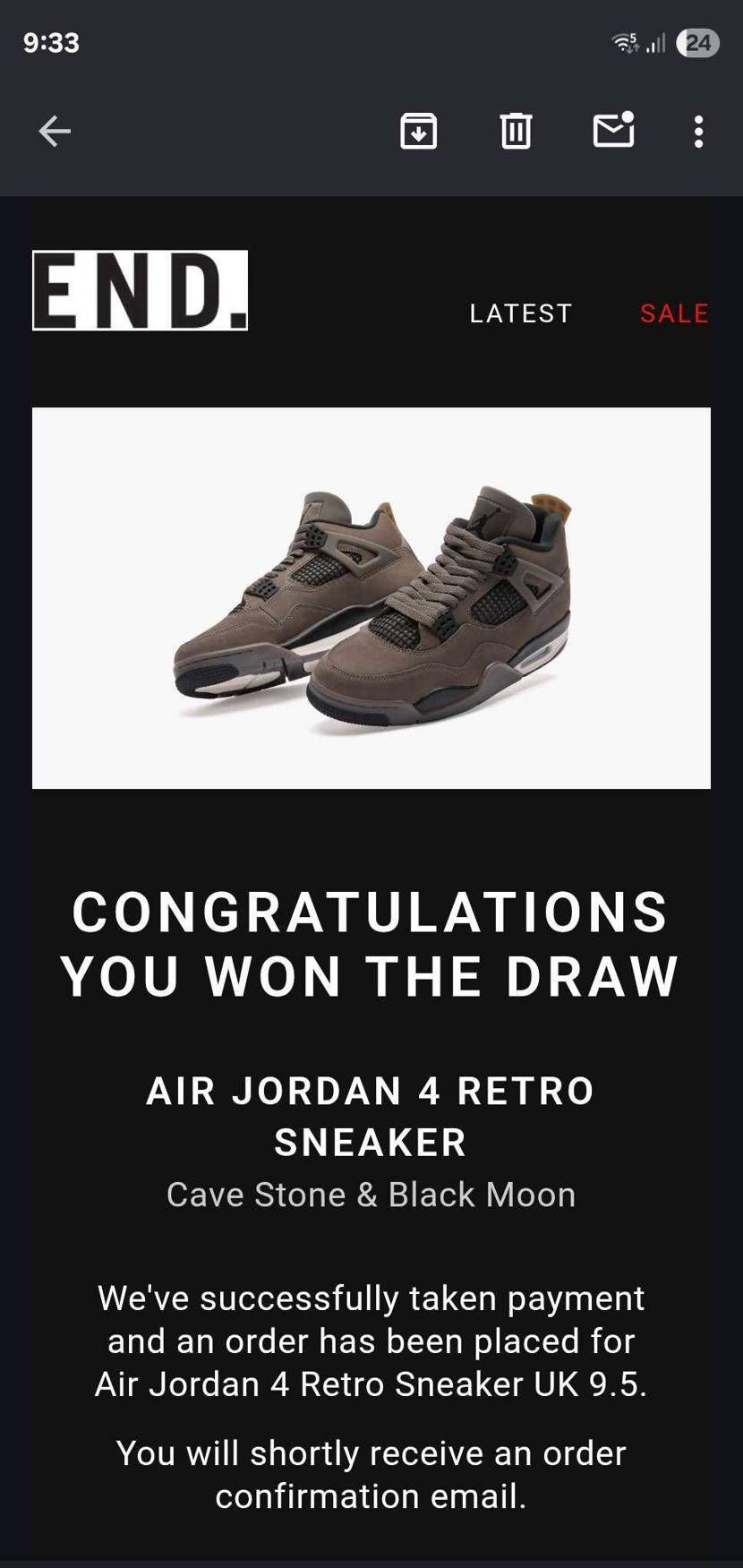 一目惚れしてたJORDAN 4
無事にGOT'EM🤗
良かったぁー😆✨️✨️