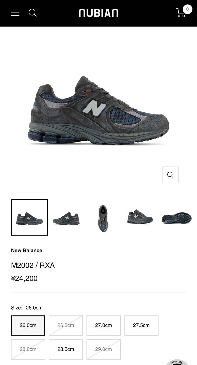 ヌビアンでゴールデンサイズリストック