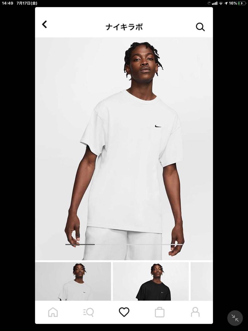 ナイキラボ　Tシャツこれは買いですよね🙆‍♂️