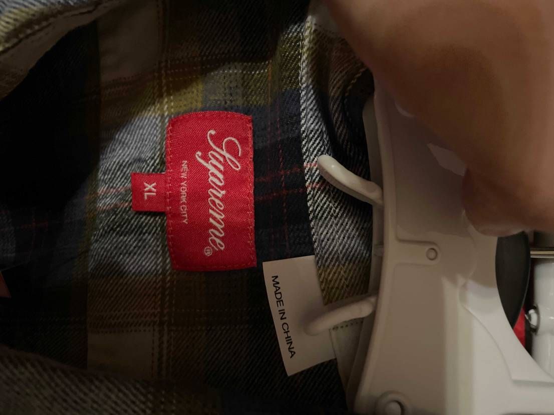 Supreme Brushed Plaid Flannel Shirt 
ロサ