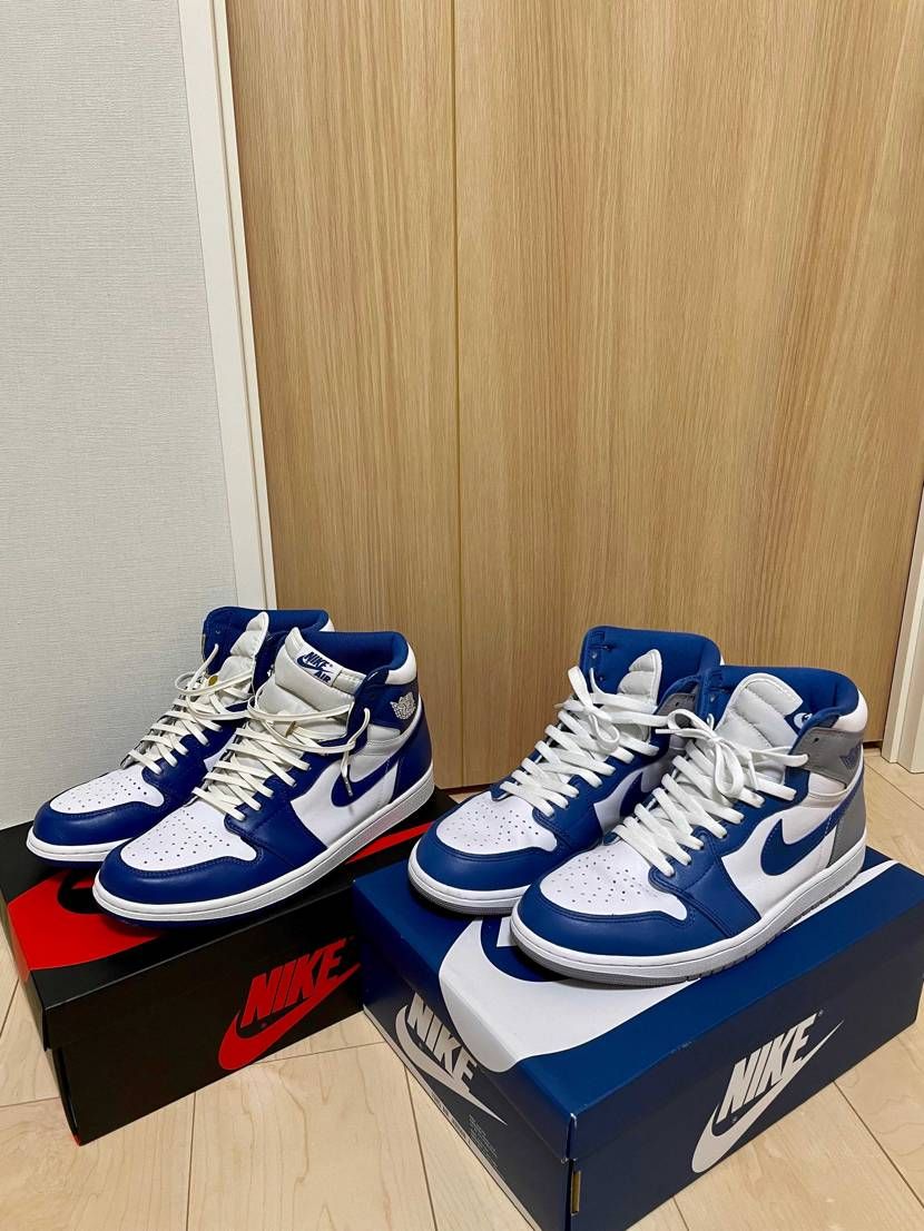 パッと見似てるストームブルーとトゥルーブルー👟
トゥルーブルーお買い得な気がす