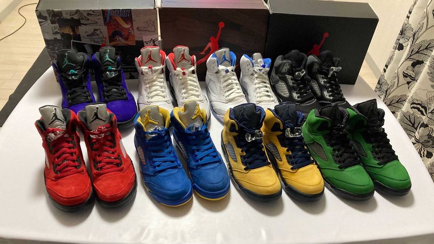 AJ5 TORO BRAVO 納品、もう最高です。
AJ5はBred系の配色が