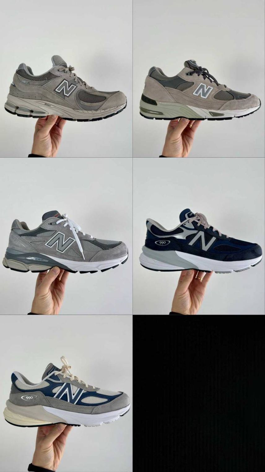 今年ゲットしたNew Balance🫡
家族には「グレーの靴ばっかり🤷♂