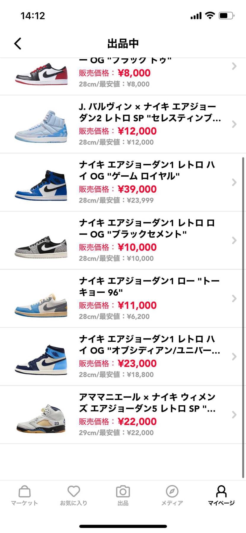 中古は新品相場みて、全体的な下げしました。よろしくお願いしま