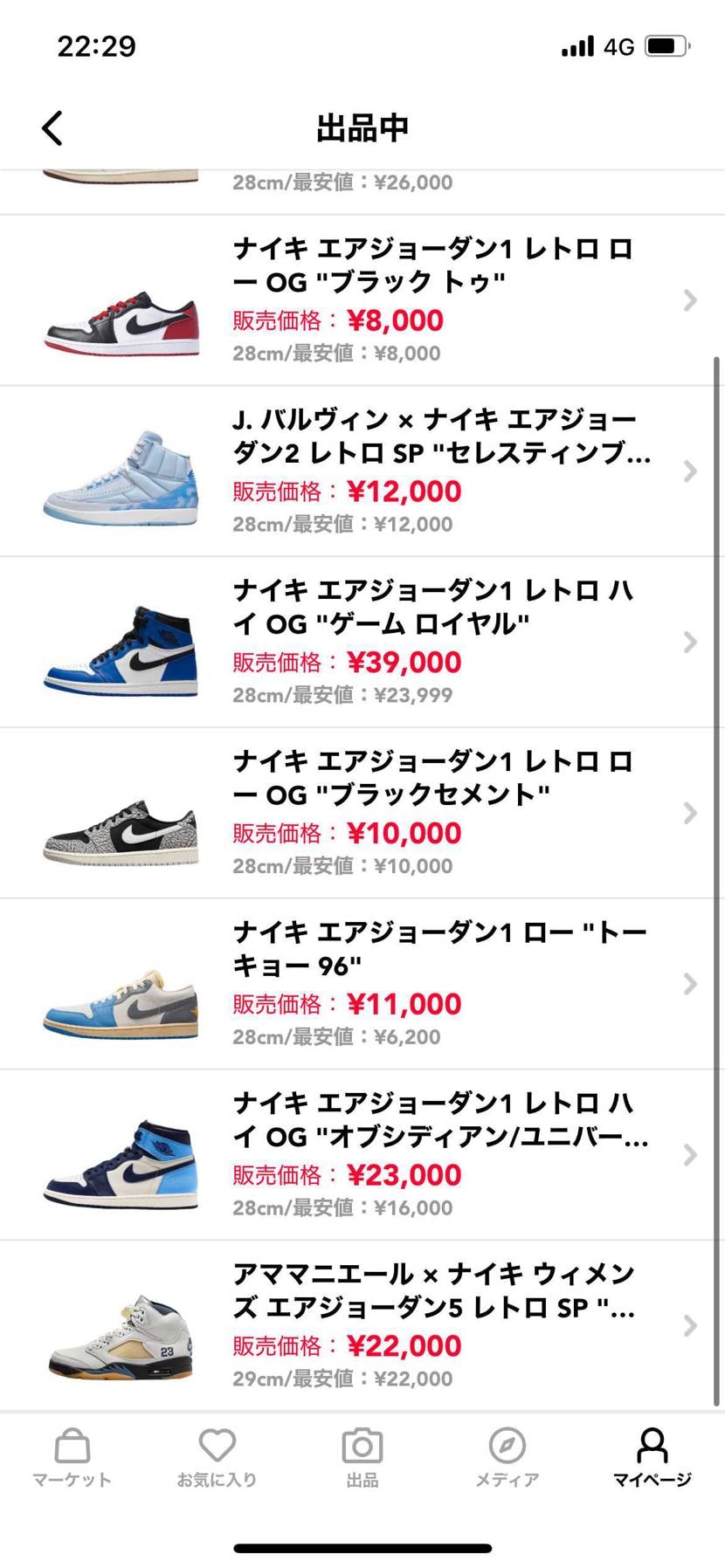 新品も中古も新品相場みて、全体的な下げしました。よろしくお願