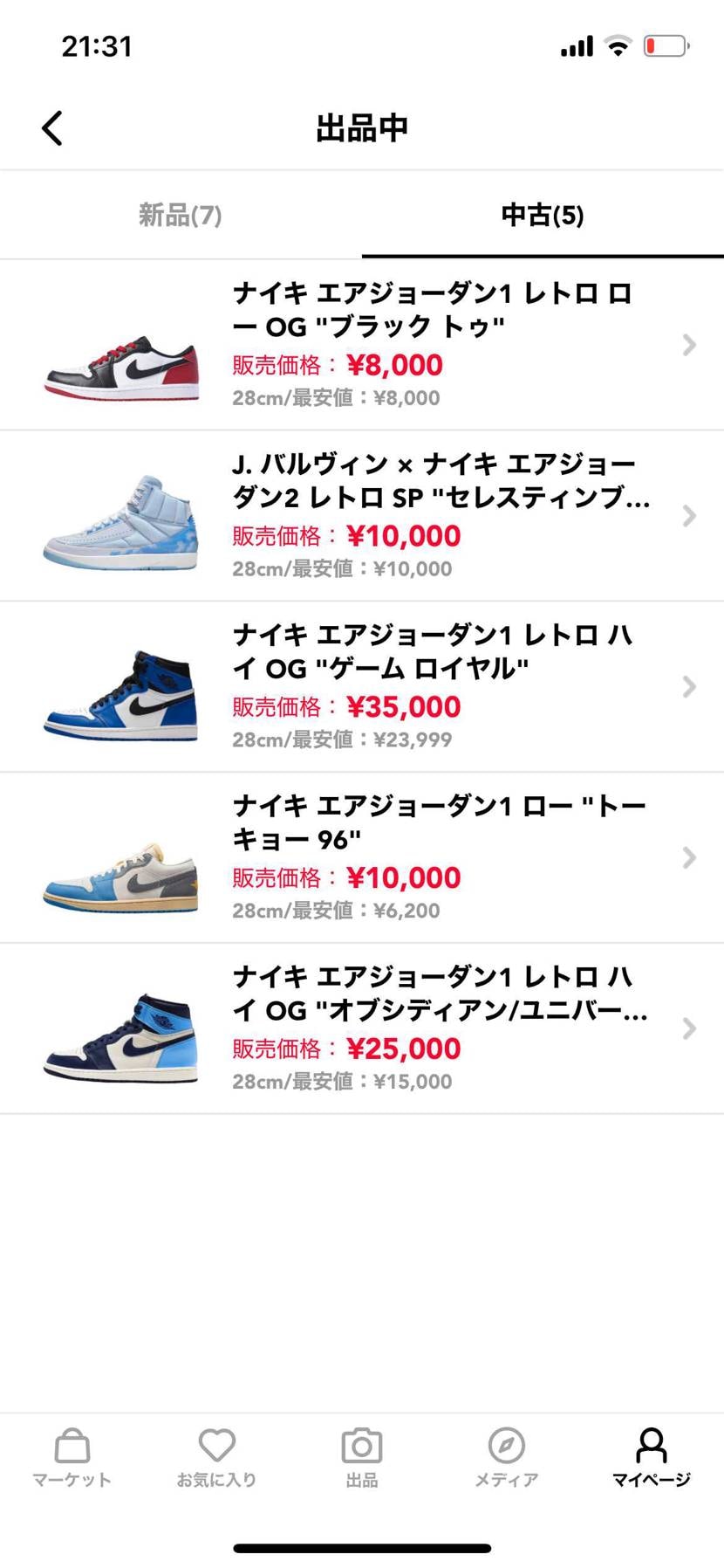 おかげさまで、14足完売しました。ありがとうございます。


一枚目　新品