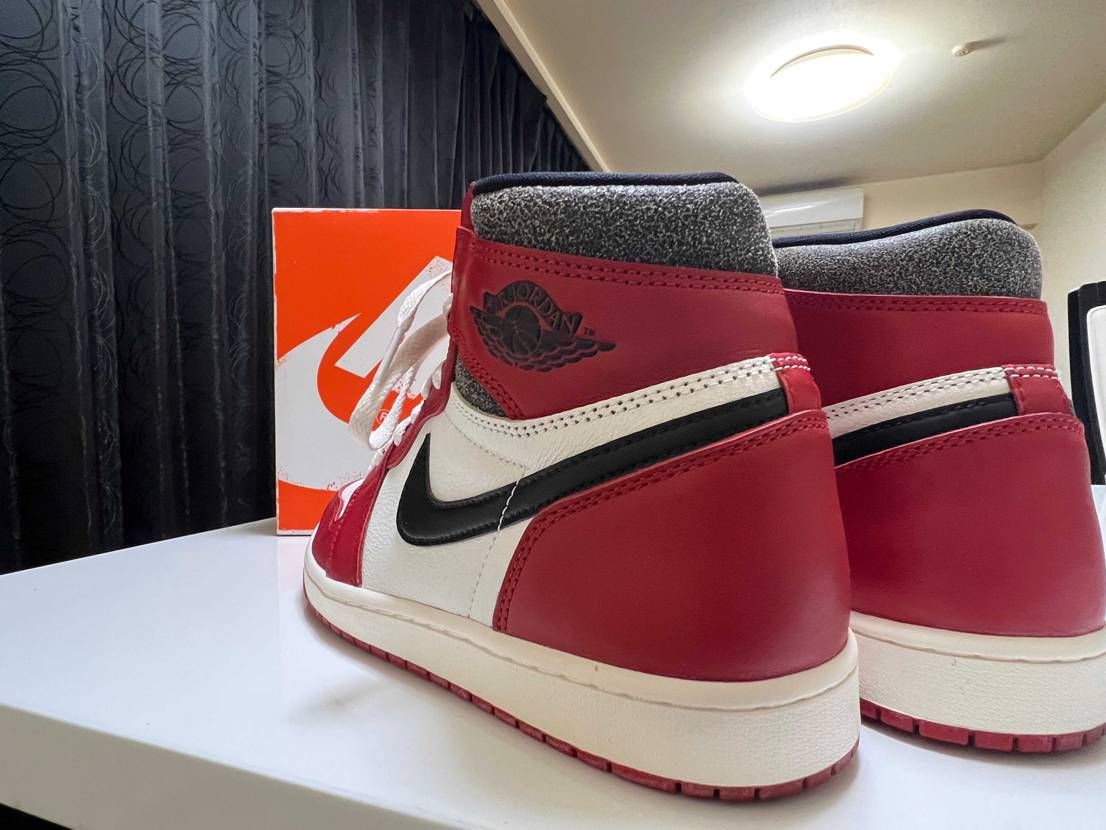 AJ1LOST &found
クラック加工より色落ちが目立