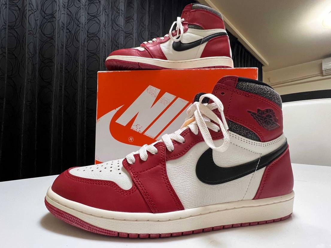 AJ1LOST &found
クラック加工より色落ちが目立