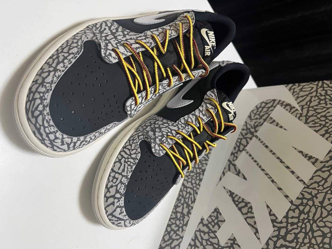 AJ1ブラックセメント🐘
別ショットで撮ってみました。
