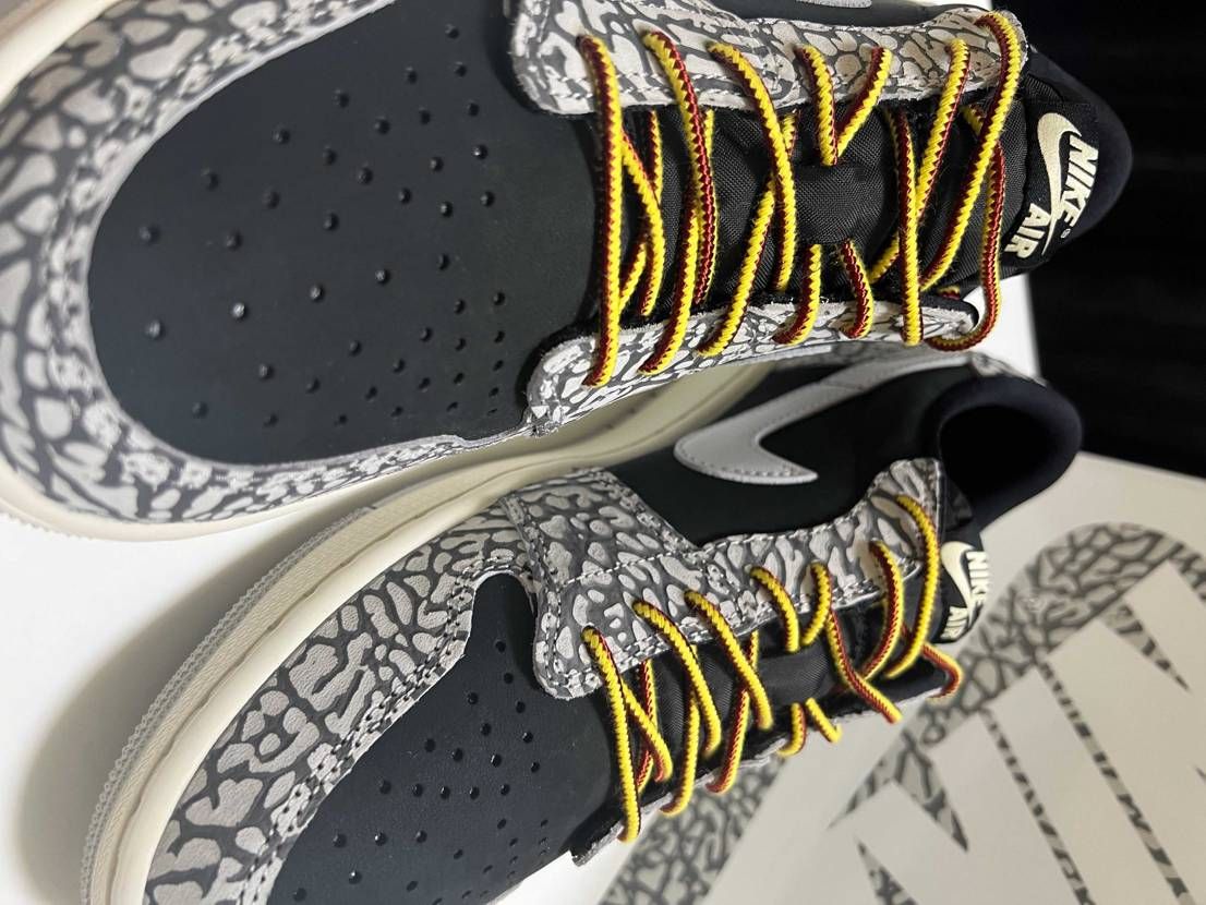 AJ1ブラックセメント🐘
別ショットで撮ってみました。
