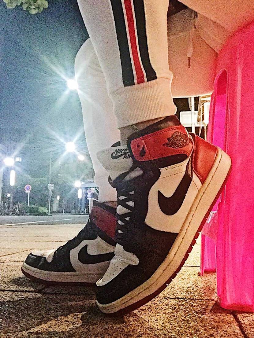 airjordan1 blacktoe 2013
履いてみた😊
#nike