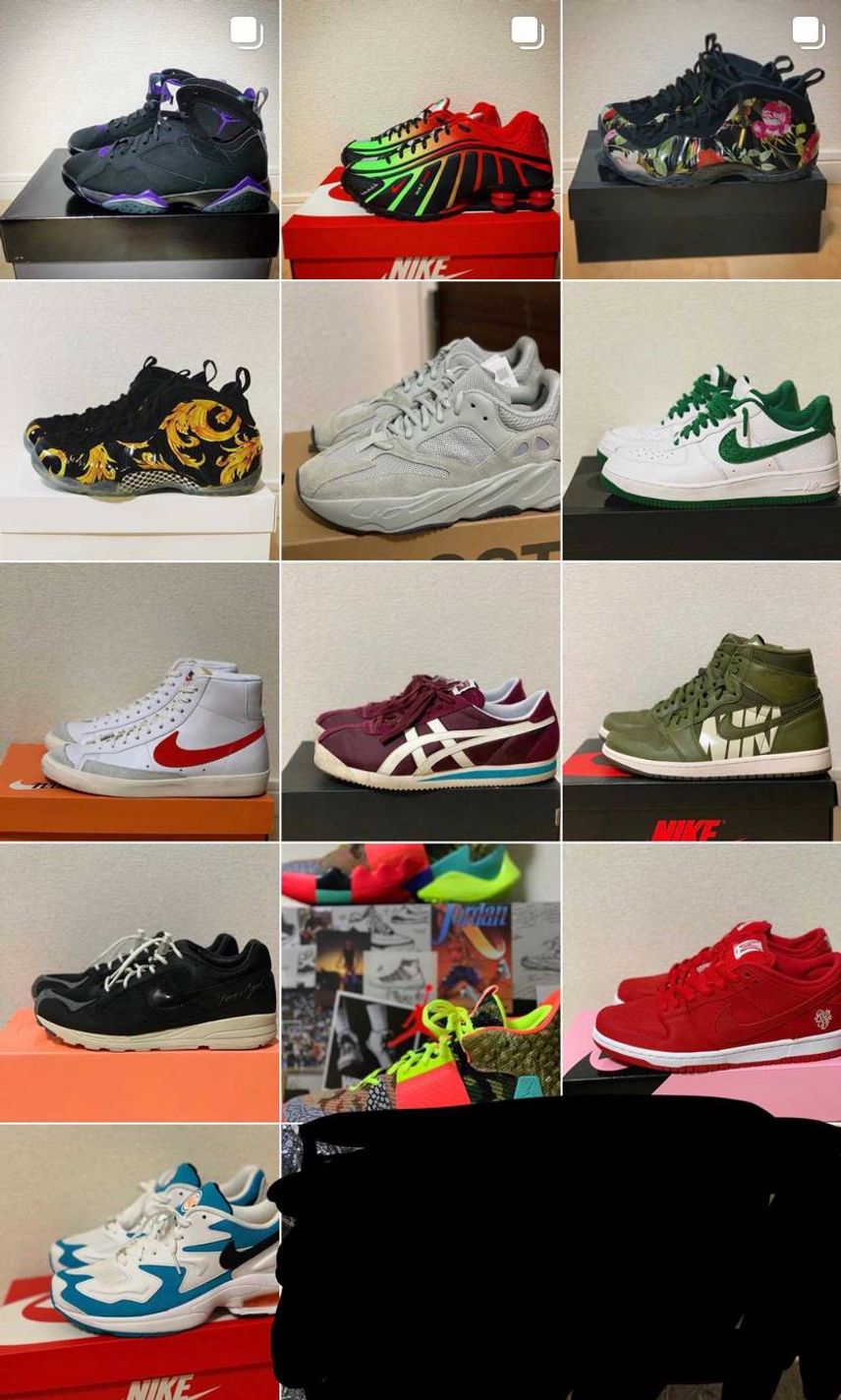 とりあえず持ってるスニーカー全部です!
#nike #snkrdunk #aj