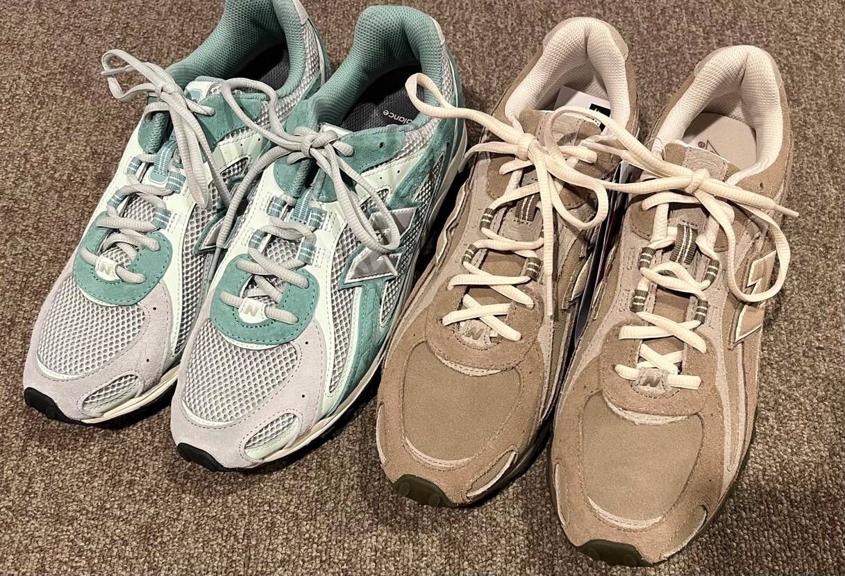 スウェードの質感の良さ、履き心地の良さもKITH204で体験
