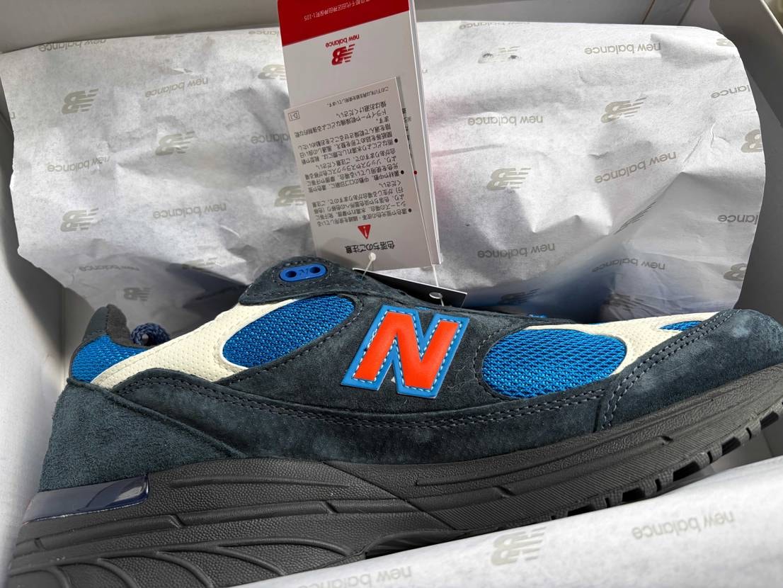 kith大阪、紺26.5から27.5は完売、あとは26以下か28以上とのことです