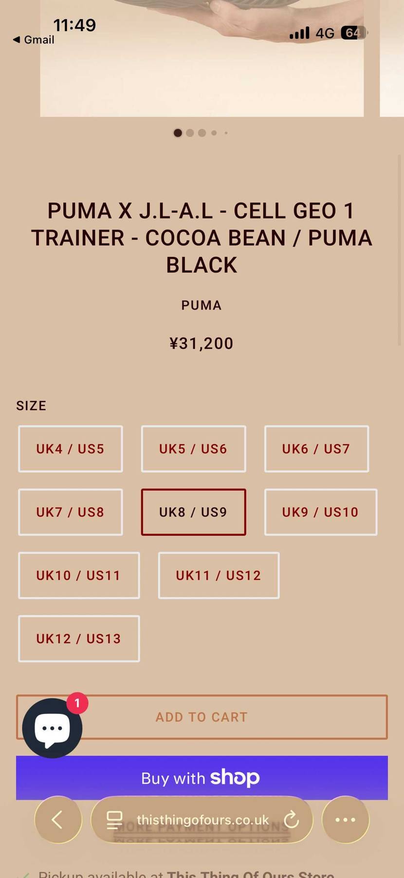 国内即完売でしたが、イギリスのT.T.O.Oで紺、茶フルサイ