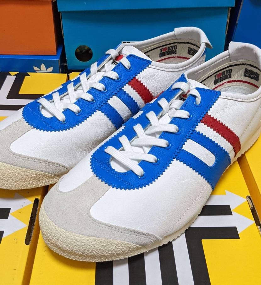 オニツカタイガーのアイコンシリーズ揃った！
レトロ感MAXで