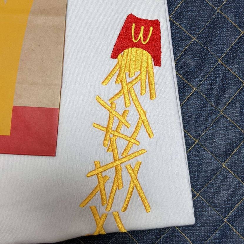 届いた🍟☺🍟
刺繍良い