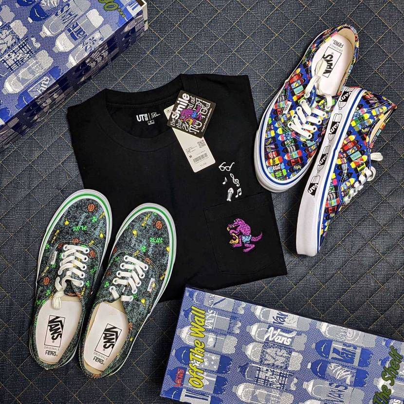 UT ファーガス・パーセルコレクション買った☺
🐊の刺繍が可愛い。
VANSコラ