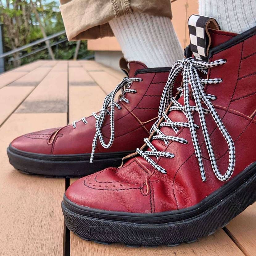 今日は TH SK8-BOOT LX
かっこよすぎてすぐ履い