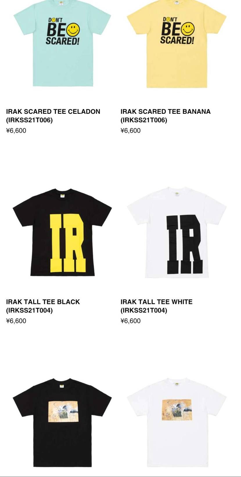 DSMGにIRAKアパレルあるの知らんかった！