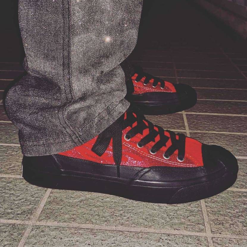 今日は A$AP NAST JACK PURCELL CHUKKA MID
とJ