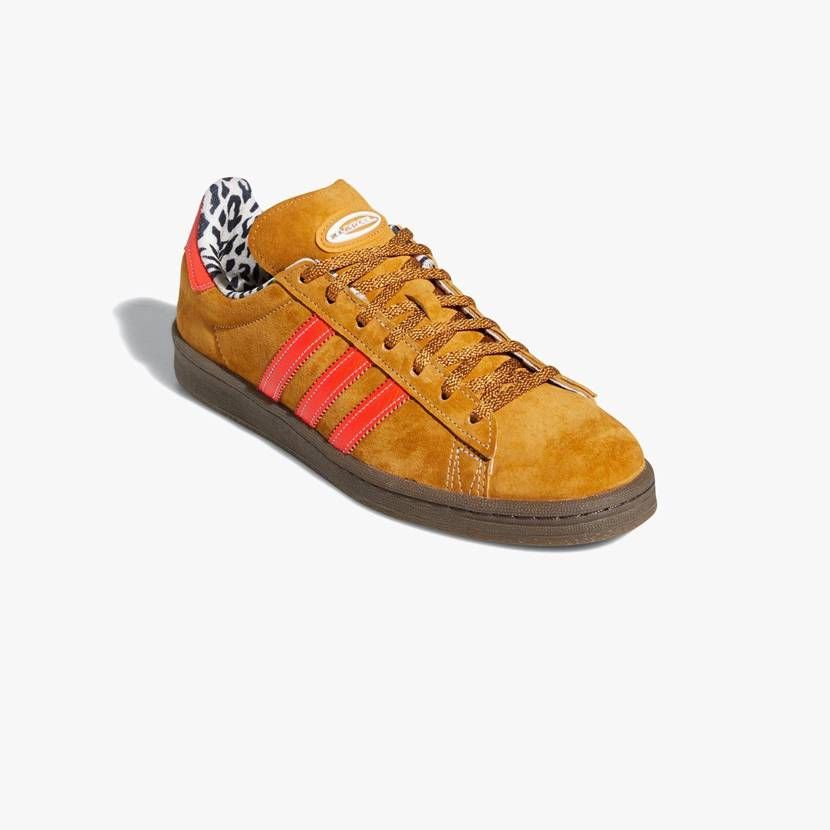 タバコとかハワイっぽいオレンジ(ソールもキャンパスにしては珍しい)か、色味まとま