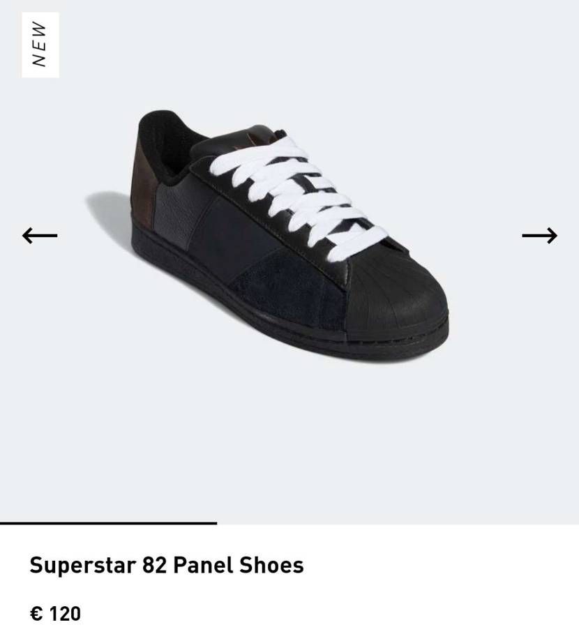 結構ほしいやつ、海外ではもう出てた。
82でも挑戦的な方の一足。
めちゃ雰囲気あ