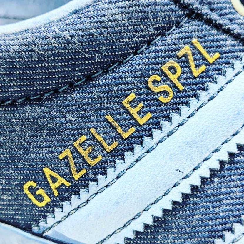 SS24のGAZELLE SPZL生成り帆布モデルをプロに藍