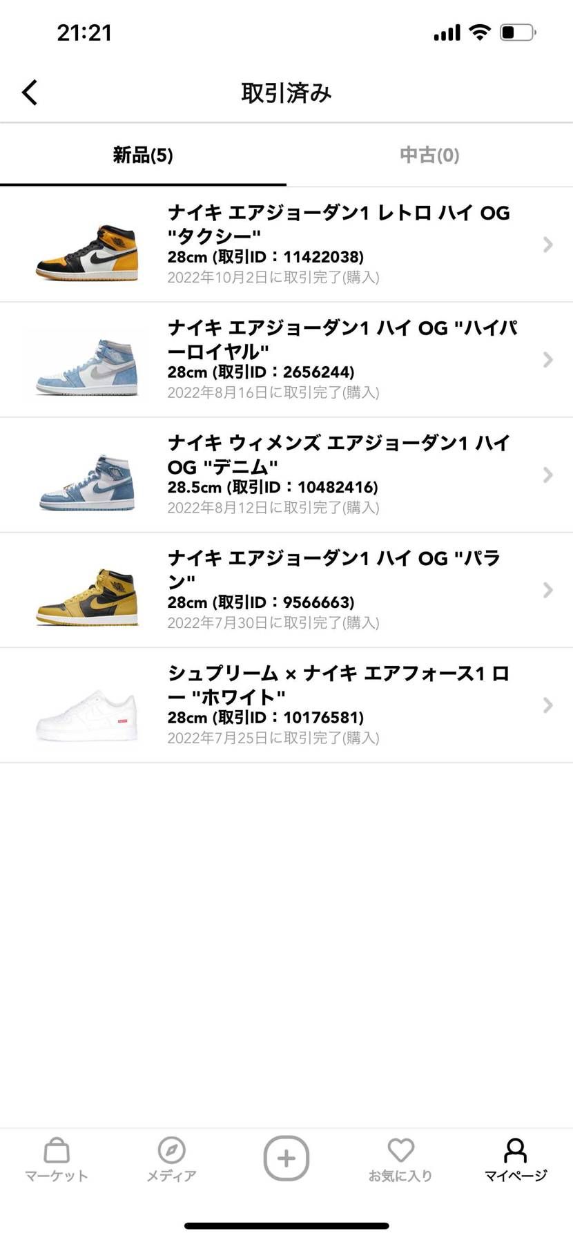 新品でちゃんと買ってます！✌️