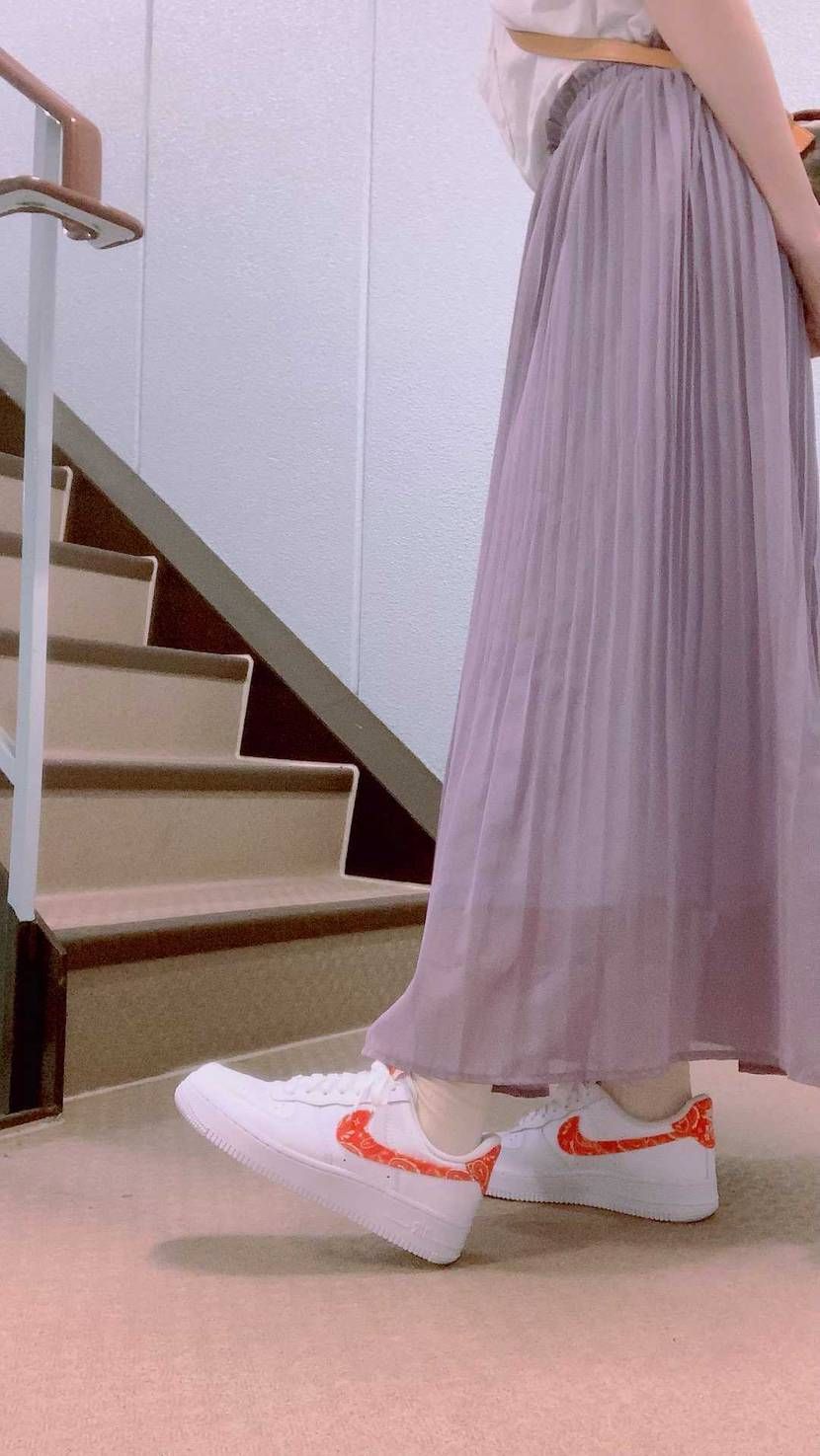 AF1 初履きデビュー⸜(* ॑꒳ ॑*  )⸝