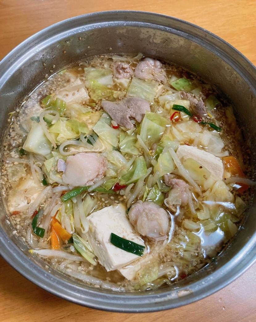 ‪✌🏻️‬💚💗‪✌🏻️‬‪

ポチッたもつ鍋🍲
めっち