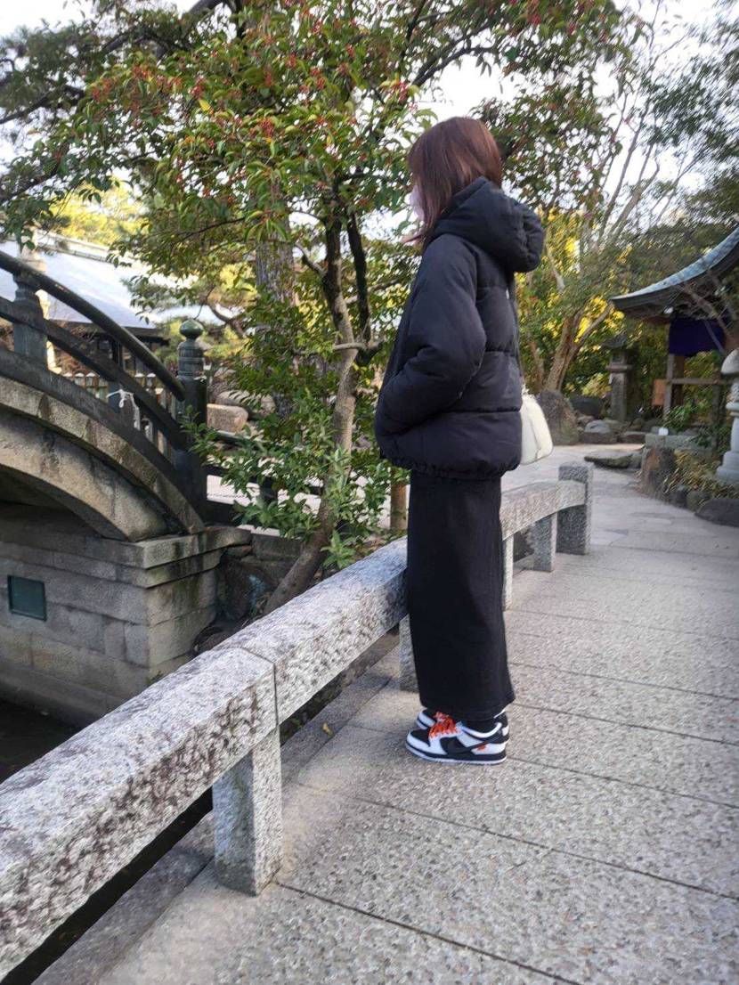 初詣にタイトブーース(* 'ᵕ' )‪🧡‬‪
途中雨がパラついてきたけど、小雨