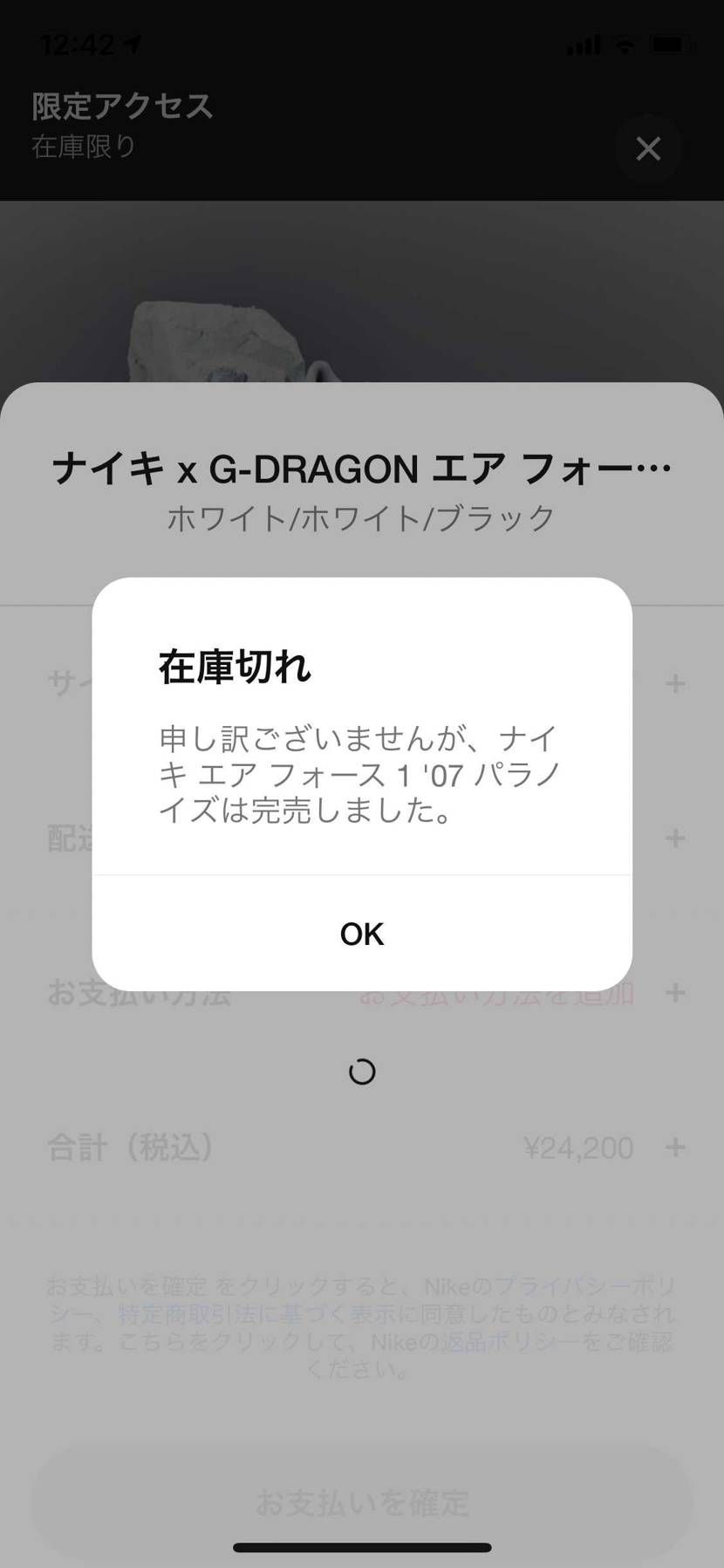 初めての限定オファーだったのに気付かなかった…
もう諦めて