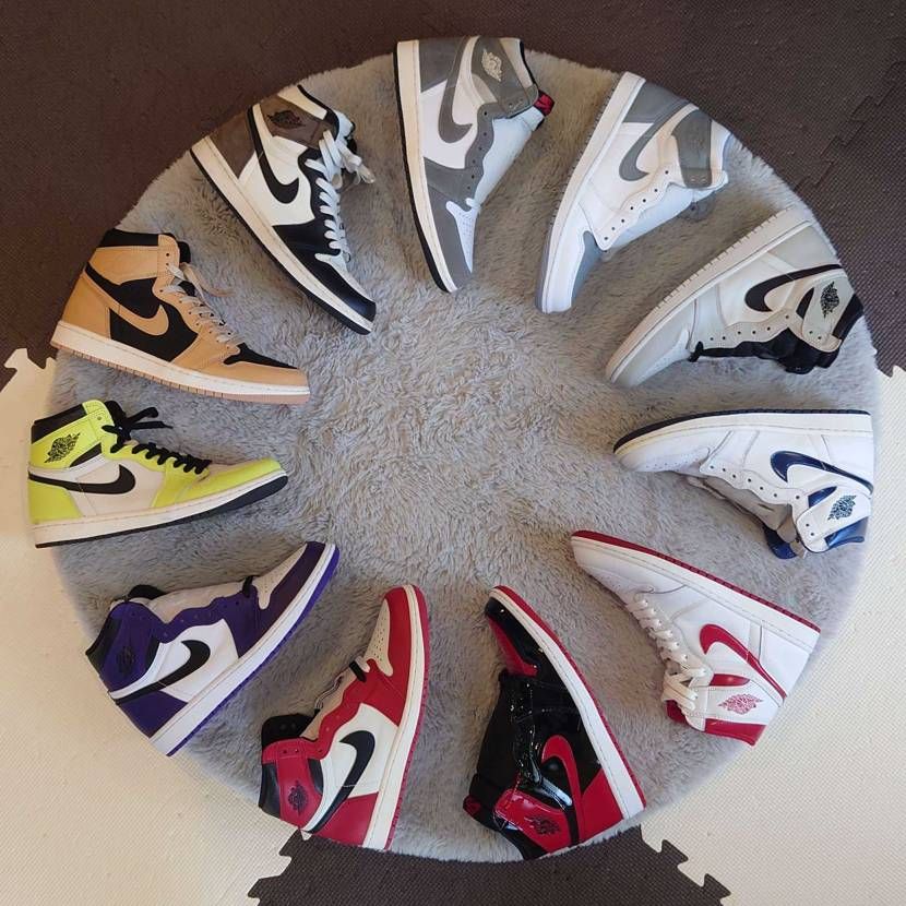 AJ1が好きで買ってたらいつの間にか憧れの構図で写真撮れるぐらい集まってました!
