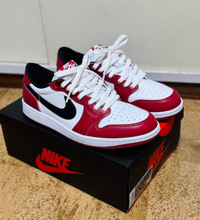 ジョーダン1の靴紐を交換しました。見た目が良くなりました😗