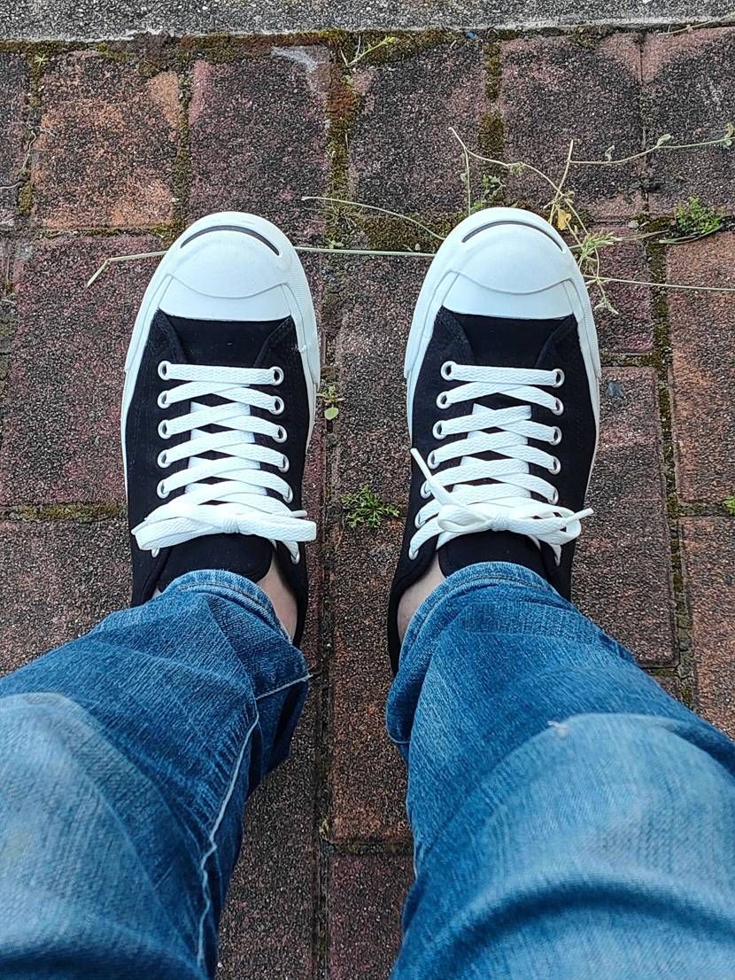 たまにはシンプルスニーカー👟