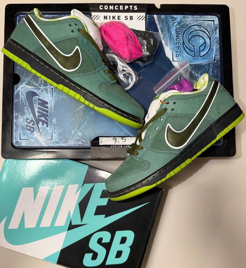 日本未発売モデルのDUNK LOW PRO OG QS "GREEN LOBST
