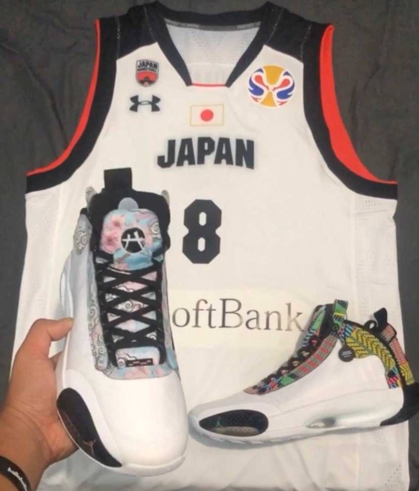 エア ジョーダン 34PE 八村 塁 
日本代表 long time ago.