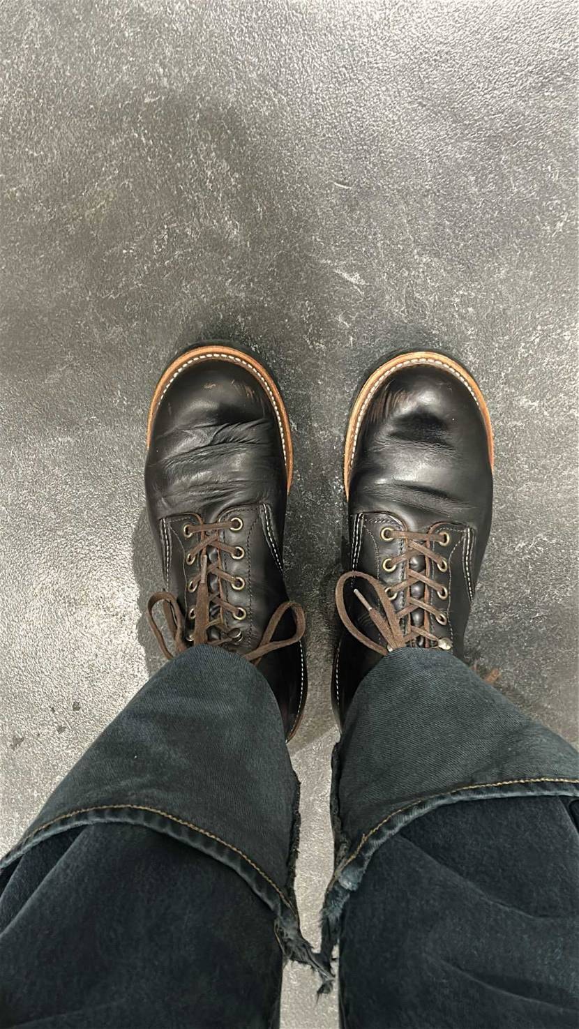 2か月ほぼ毎日履いた3345
あまりいいエイジングではない