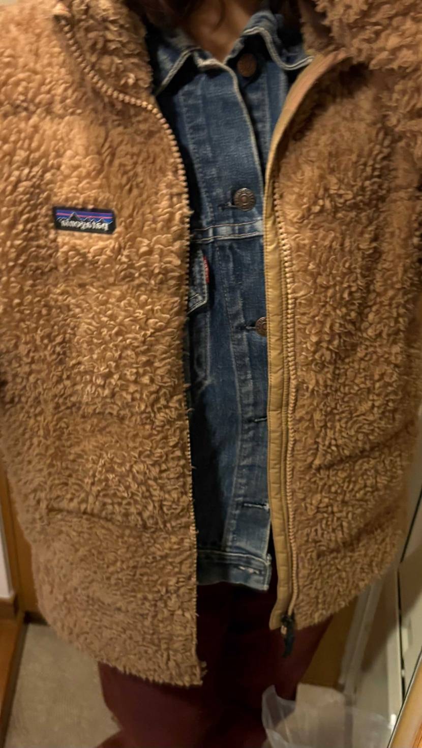 初Patagoniaのアウターゲットしちゃいました！可愛いし暖かいですたくさん着