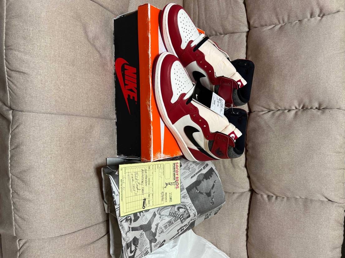 今日無事に我が家にSNKRS当選分着艦しました😭💦💦初抽選、初当選、初のAJ1し