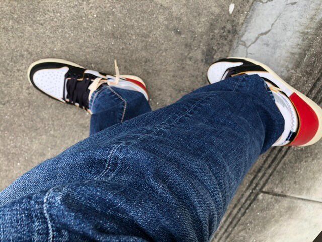 今日のスニーカー👟ユニオンAJ1はカッコイイなぁ🔥🔥