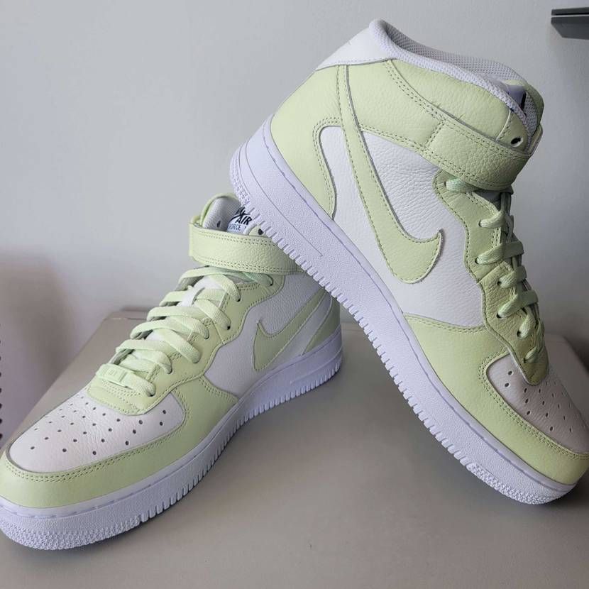 Nike by you  で
さわやかなカラーのエアフォースワンつくりました😆