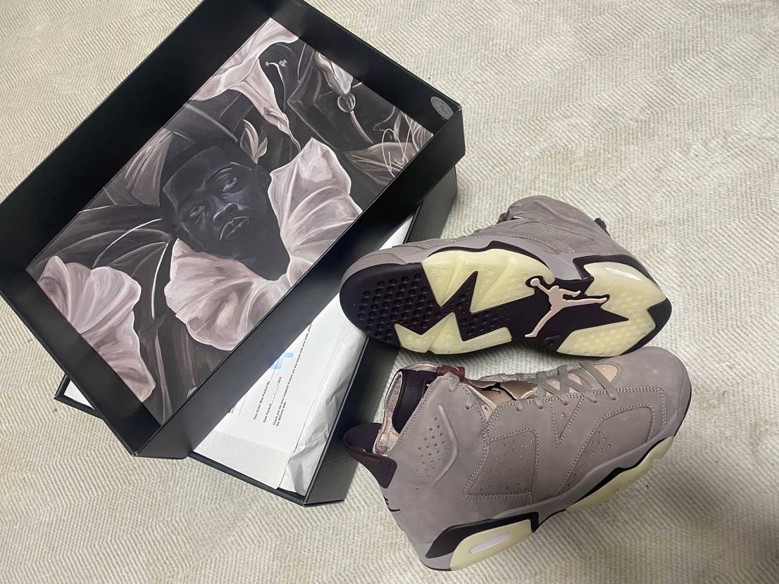 アママニエール × ナイキ エアジョーダン6 レトロ "スモーキーモーブ"

