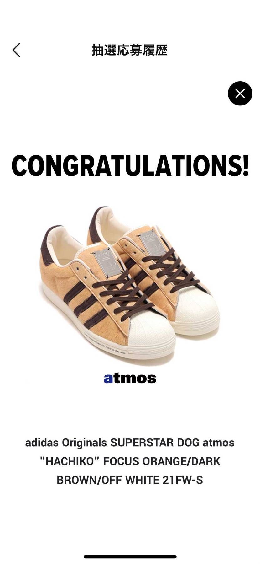 過去ショーンasics gel lite 以来の当選🎯