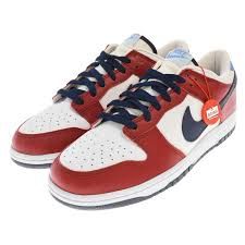 Dunk low Supreme Court の紺色の靴紐探